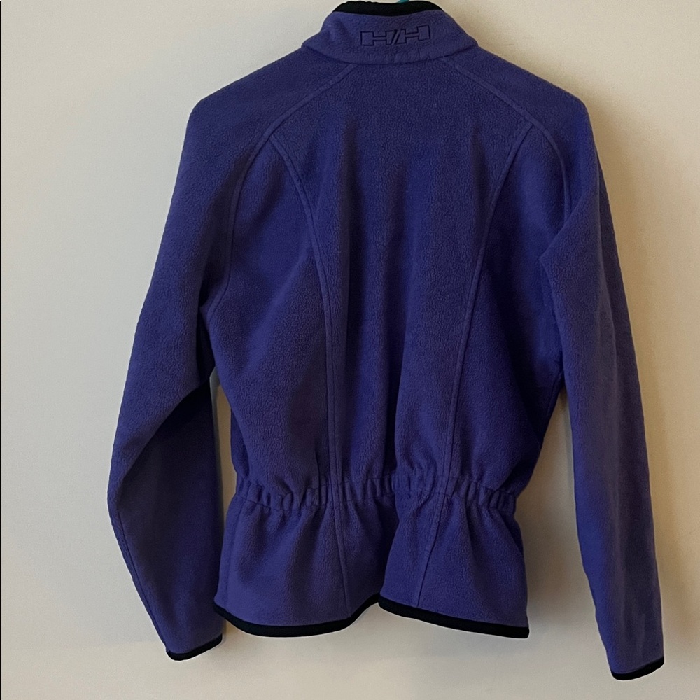 Helly Hansen Women's Purple Fleece Snap Front Jacket - Picture 4 of 7